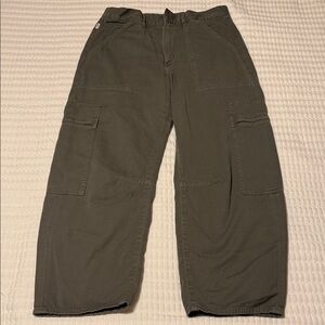 Citizens of Humanity Barrel Leg Olive Cargo Pants